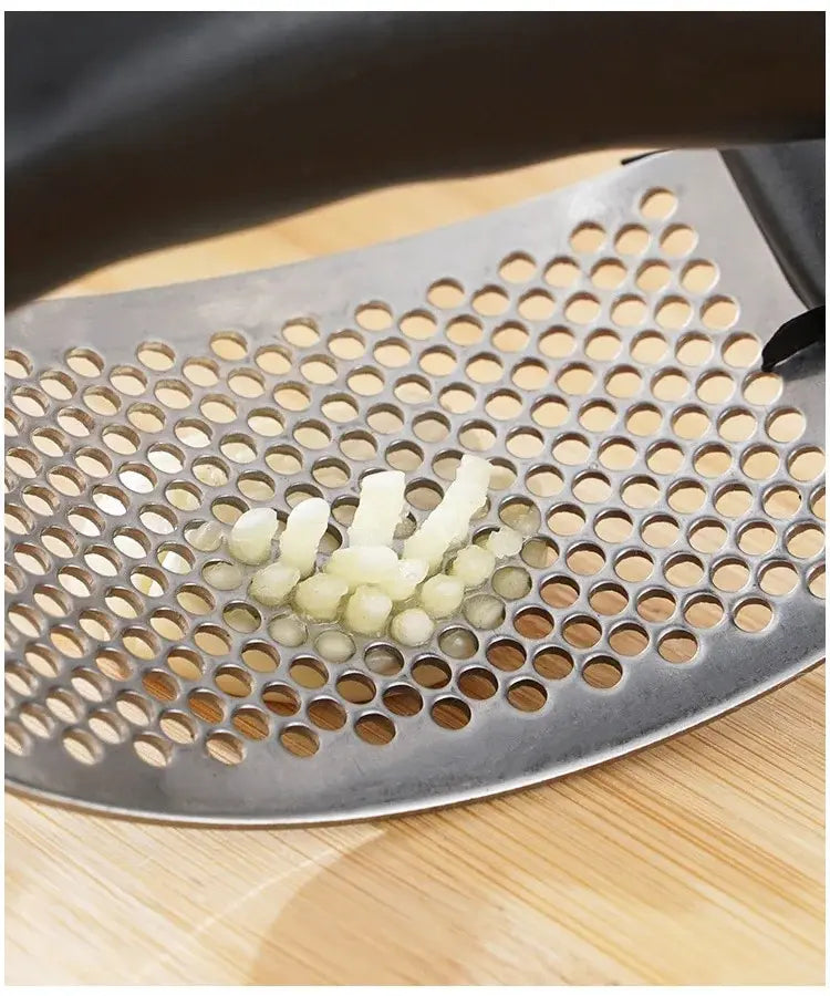 "Nbdcart™ Garlic Press for Indian Cooking – Crush Garlic, Ginger & Chili Instantly”