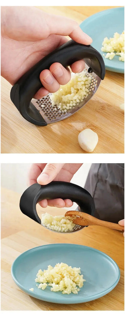 "Nbdcart™ Garlic Press for Indian Cooking – Crush Garlic, Ginger & Chili Instantly”