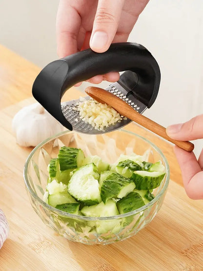 "Nbdcart™ Garlic Press for Indian Cooking – Crush Garlic, Ginger & Chili Instantly”