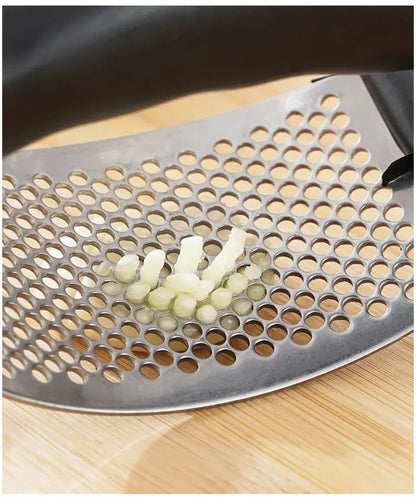 "Nbdcart™ Garlic Press for Indian Cooking – Crush Garlic, Ginger & Chili Instantly”