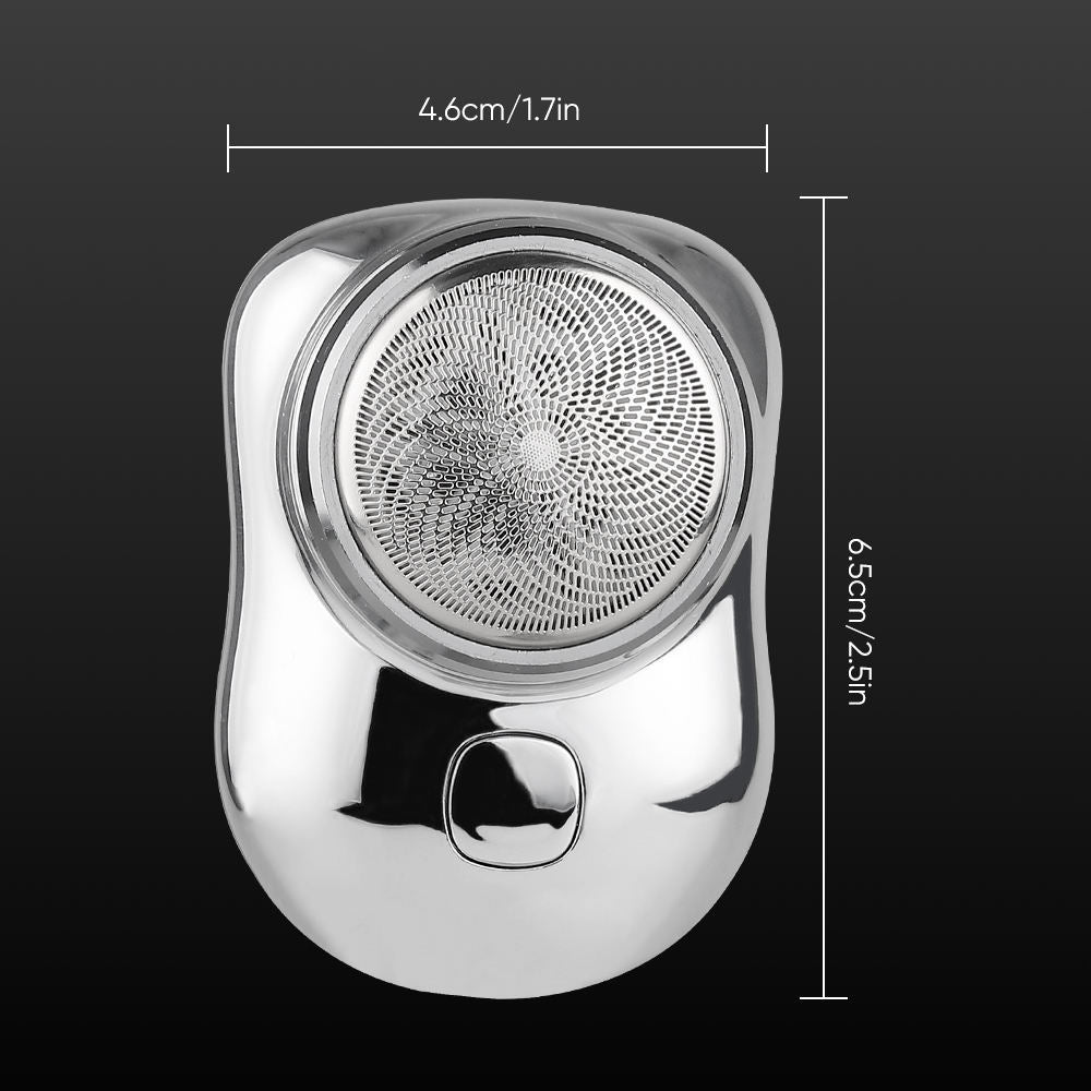 Mini Electric Shaver for Men – Portable Cordless Stainless Steel Razor for Smooth, Quick & Convenient Shaving