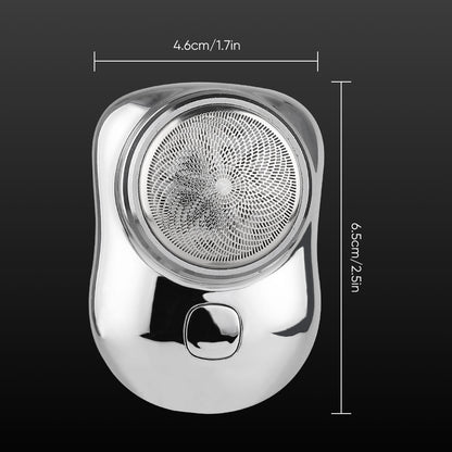 Mini Electric Shaver for Men – Portable Cordless Stainless Steel Razor for Smooth, Quick & Convenient Shaving