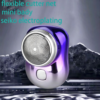 Mini Electric Shaver for Men – Portable Cordless Stainless Steel Razor for Smooth, Quick & Convenient Shaving