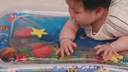 Inflatable Baby Water Play Mat – Interactive Tummy Time Sensory Activity Mat for Infants & Toddlers